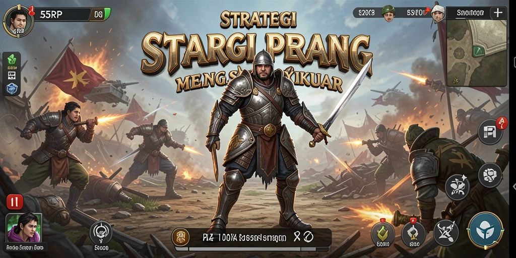 Tampilan menarik dari pertempuran strategis 55RP.