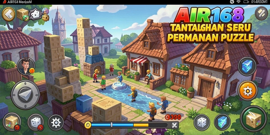 Tampilan gameplay seru dari AIR168 yang menantang pemain.
