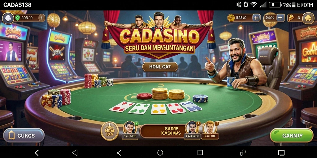 Tampilan gameplay CADAS138 yang menghibur dan mendebarkan.
