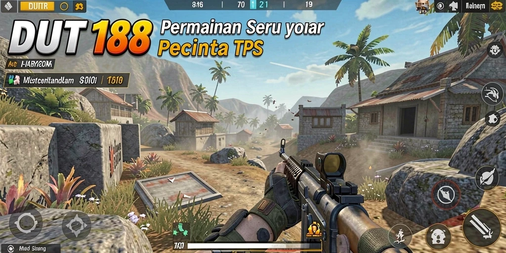 Tampilan gameplay seru dalam DUIT188 dengan aksi menegangkan.