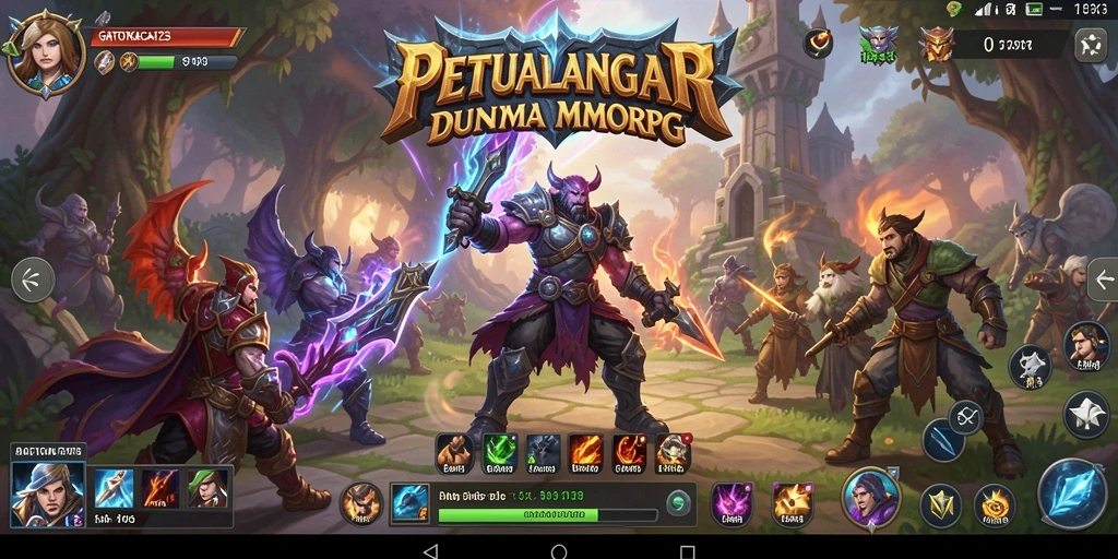GATOTKACA123 menampilkan aksi pertarungan mendebarkan dalam dunia MMORPG.