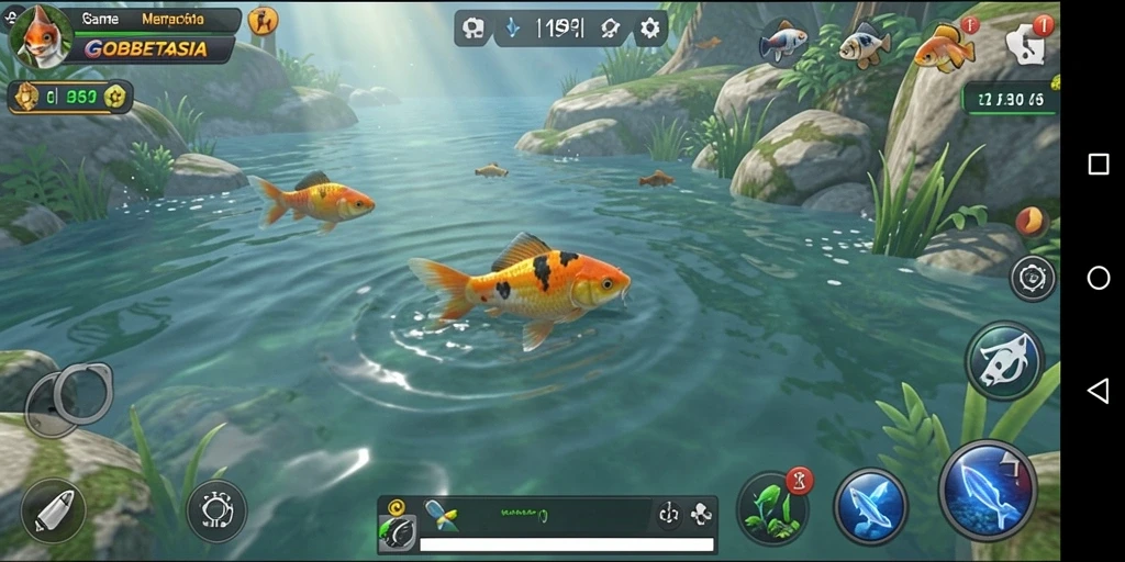 Tangkapan ikan besar dengan gameplay GOBETASIA yang seru.