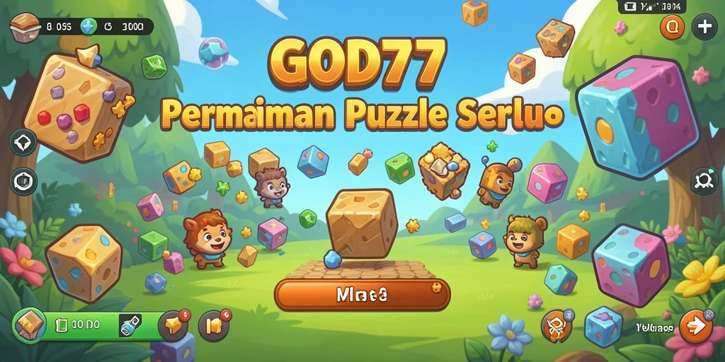 Screenshot utama GOD77 menunjukkan gameplay menarik dan menantang.