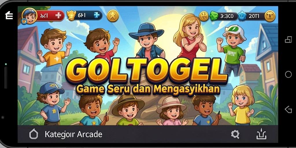 Tampilan gameplay GOLTOGEL yang seru dan penuh aksi.