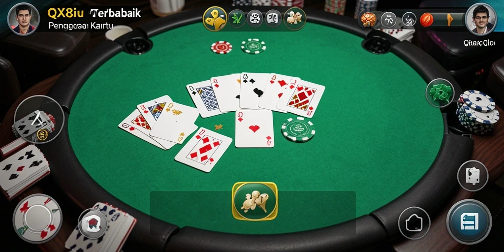 Screenshot GX88 menampilkan gameplay QiuQiu yang seru.