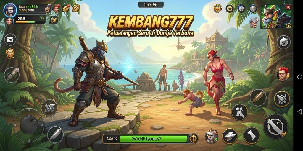 Tampilan gameplay KEMBANG777 menampilkan keindahan dunia terbuka.