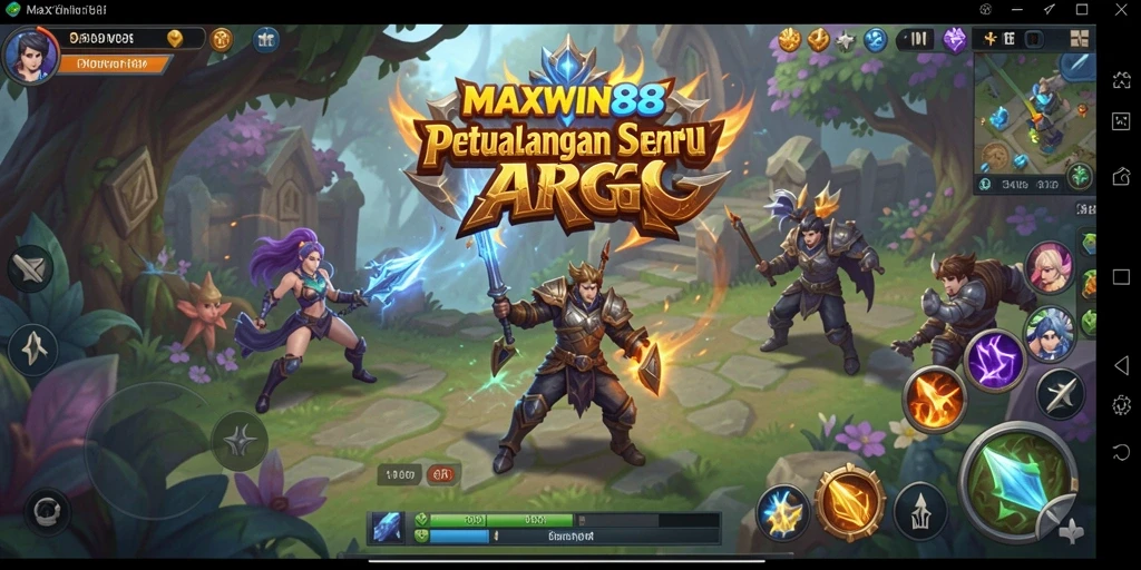 Screenshot gameplay <strong>MAXWIN88</strong> yang menarik dan penuh aksi.