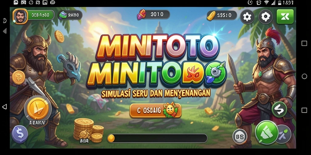 Tampilan gameplay menarik dari MINITOTO yang penuh warna.