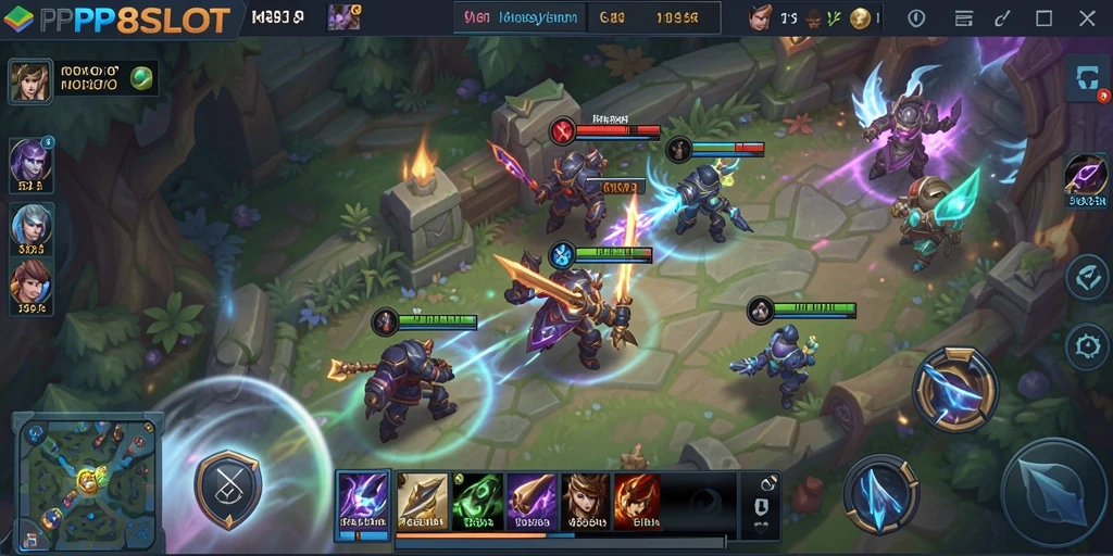 Gameplay seru dari PP8SLOT yang memperlihatkan aksi tim.