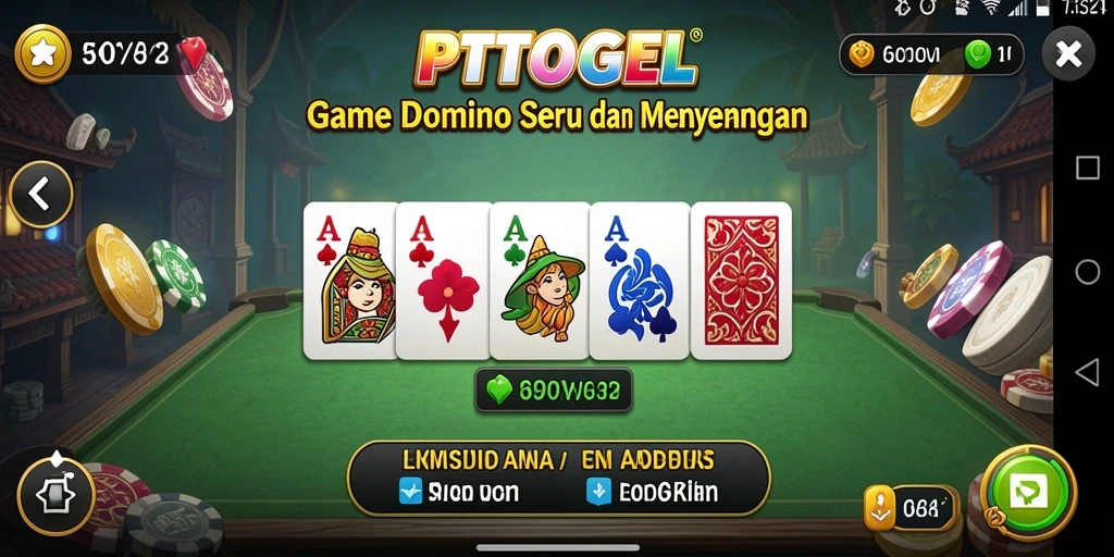 Tampilan gameplay seru dalam aplikasi PTTOGEL yang mengasyikkan.