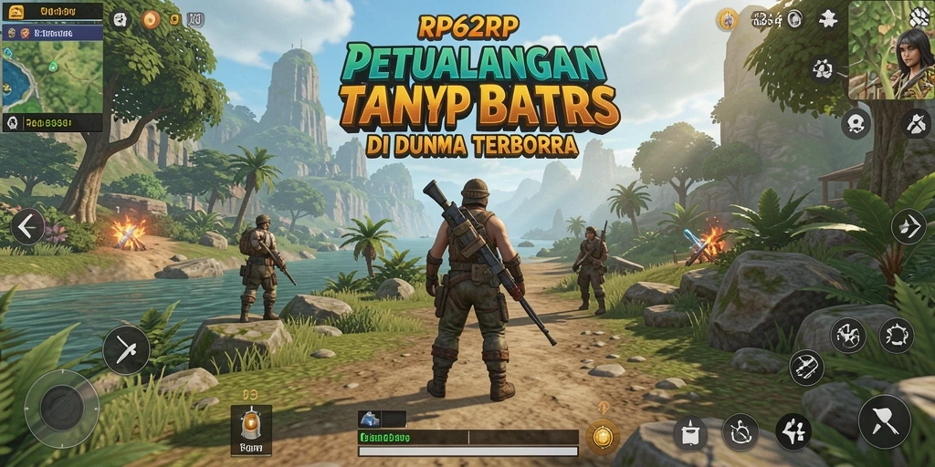 Tampilan gameplay menarik dalam dunia terbuka RP62RP.