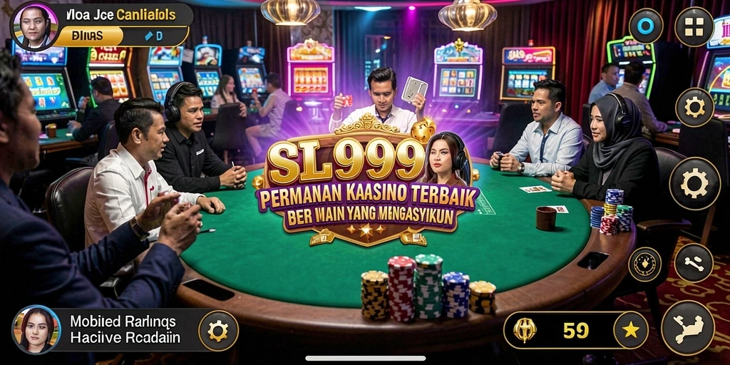 Tampilan gameplay SL999 yang menarik dan penuh warna.