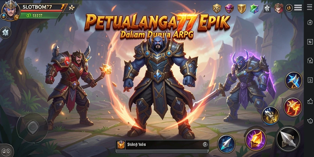 Tampilan gameplay epik dalam dunia ARPG yang menakjubkan.