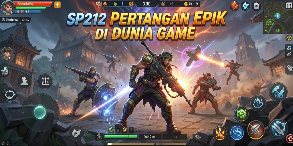 Gameplay SP212 menampilkan pertarungan seru antar karakter dengan grafis menakjubkan.