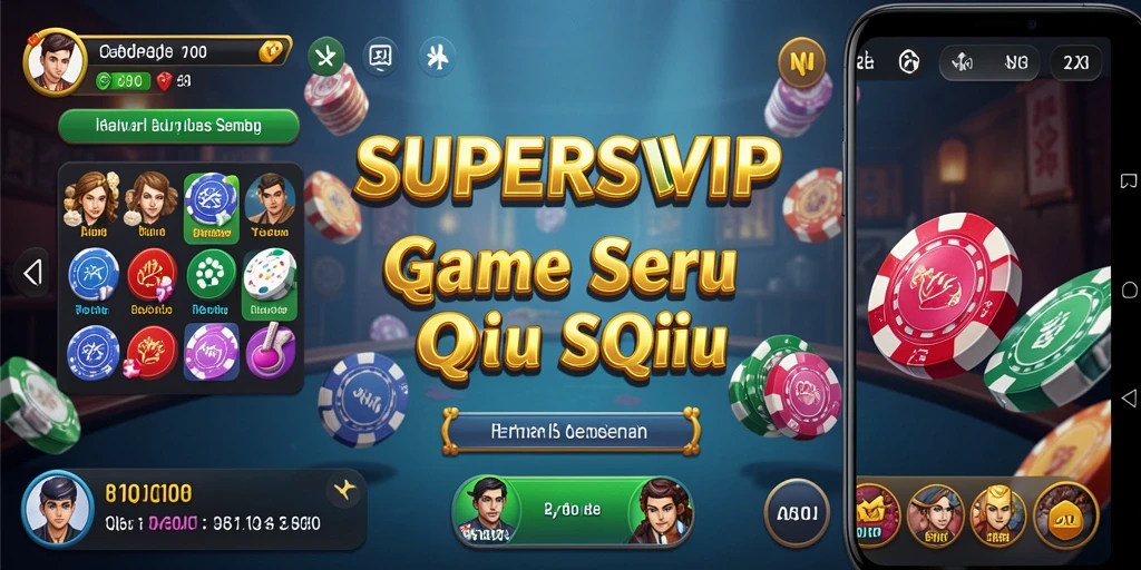 Gameplay seru dari SUPERSVIP dalam permainan QiuQiu.